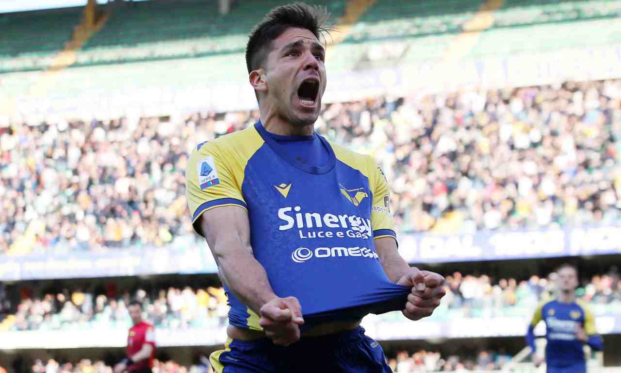 Simeone esulta 