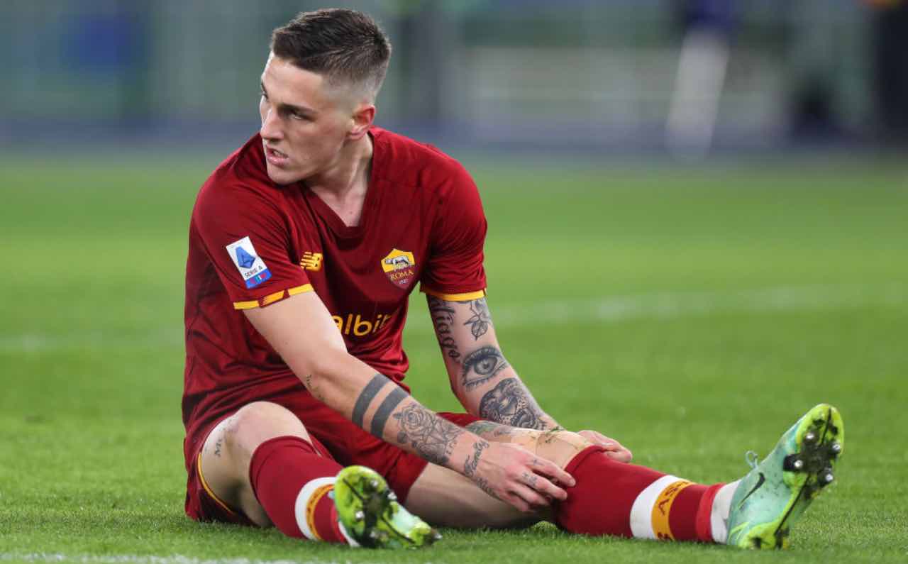 Zaniolo in Roma-Cagliari