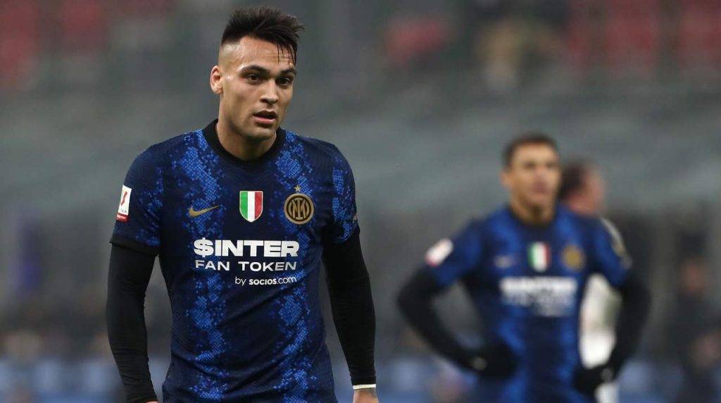 Lautaro Martinez in campo