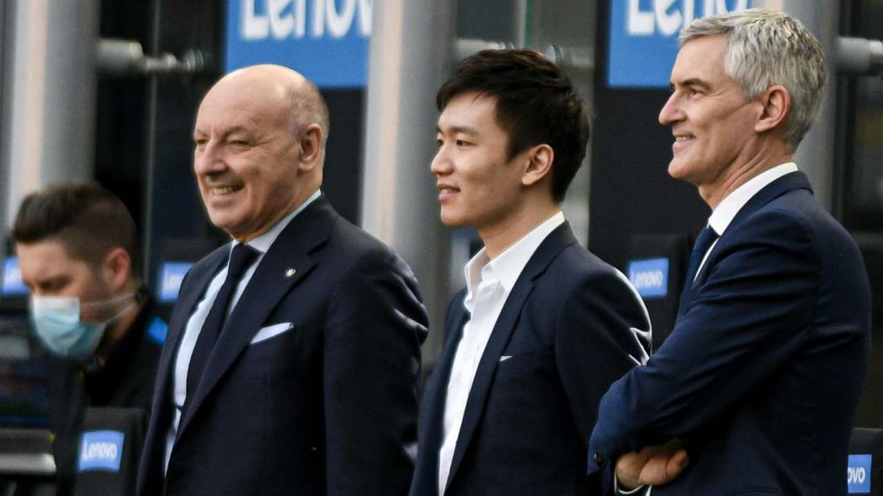 Marotta e Zhang in panchina