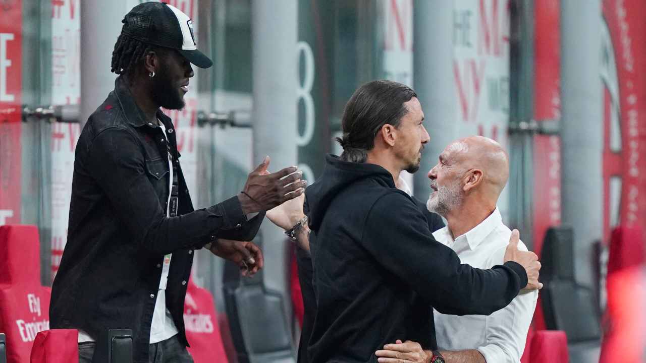 Milan, Kessie e Ibrahimovic con Pioli