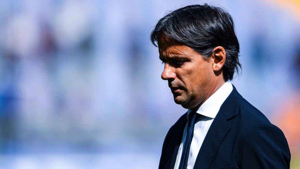 Il tecnico dell'Inter Inzaghi preoccupato
