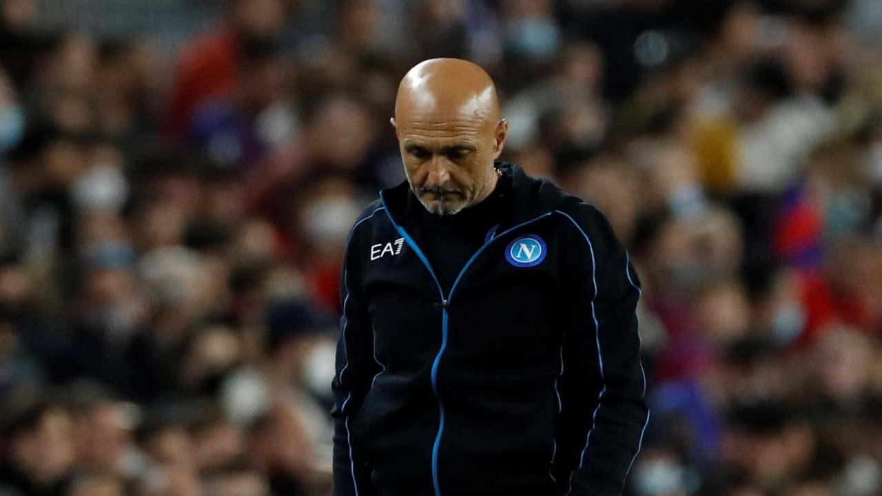 Spalletti a testa bassa Napoli