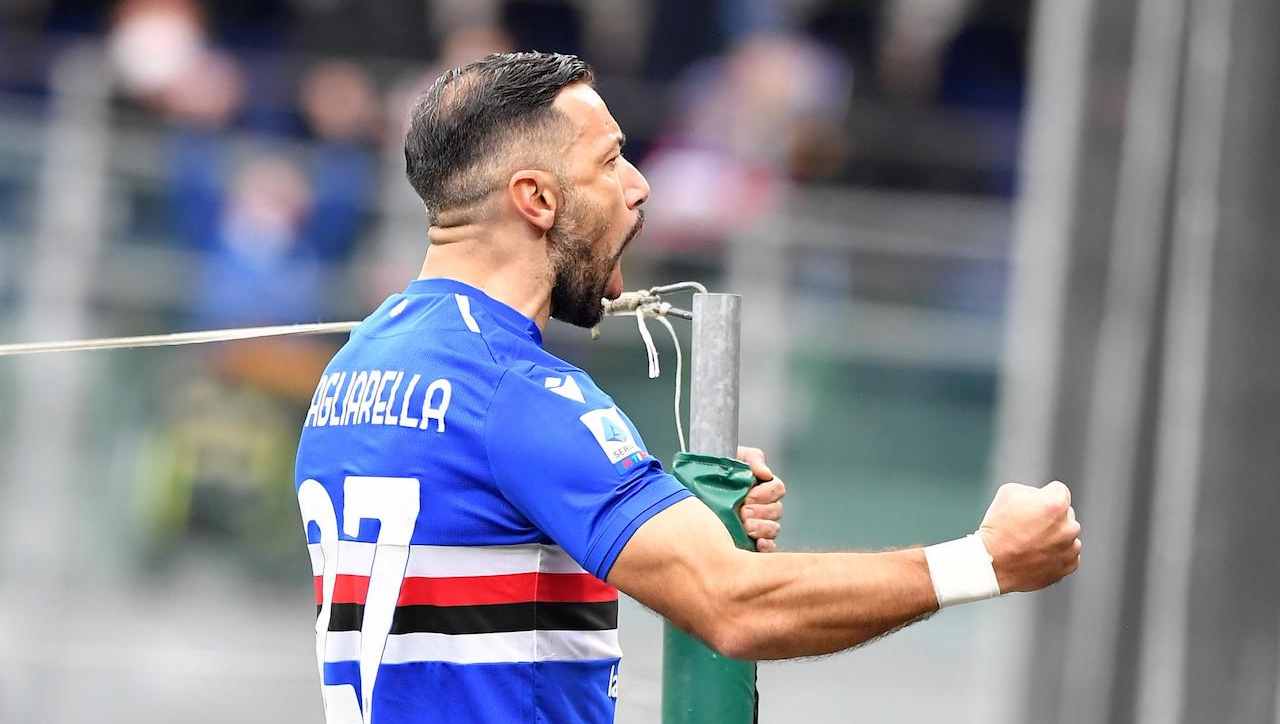 Quagliarella esulta