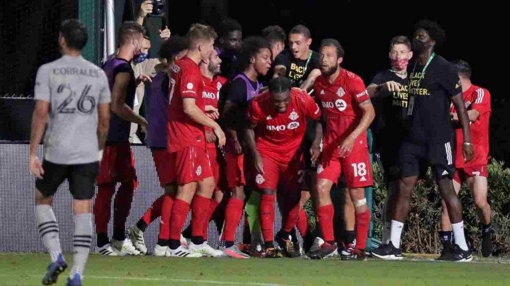 Toronto FC in un match di MLS