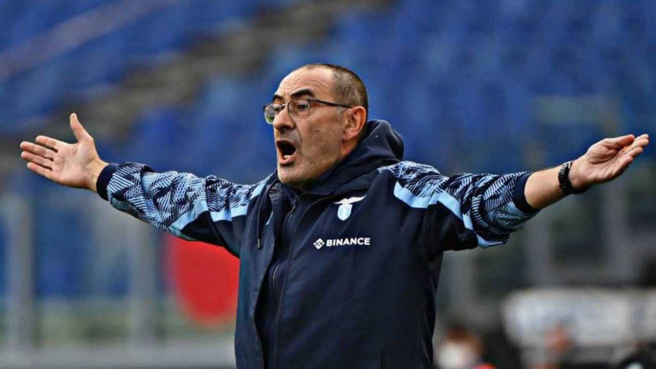 Maurizio Sarri arrabbiato