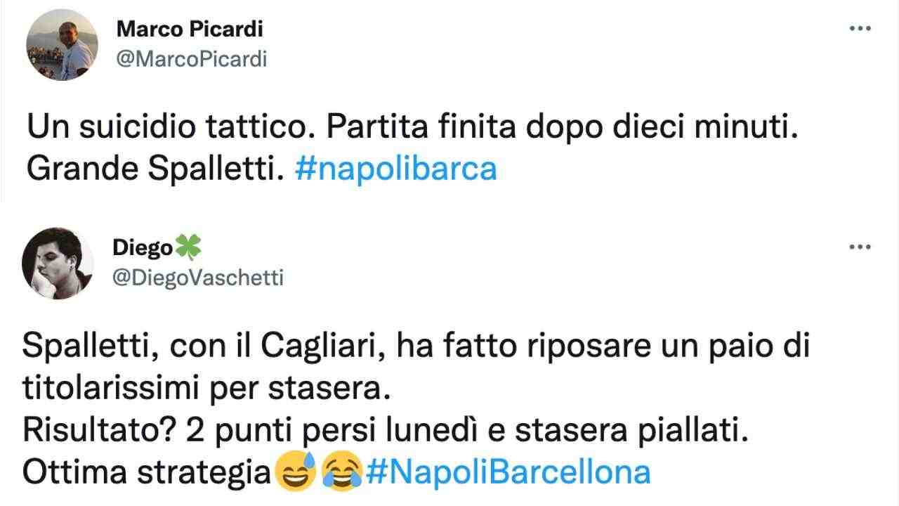 Commento social tifoso Napoli 