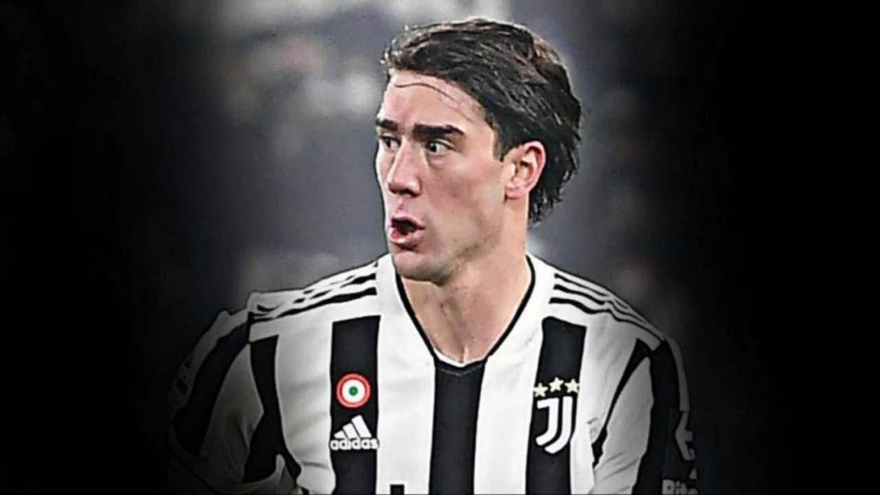 Vlahovic in campo con la Juventus 