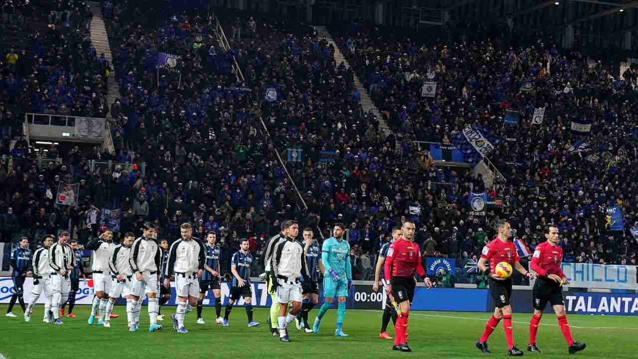 Atalanta e Juve in campo