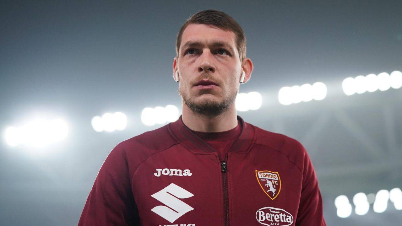 Belotti nel derby con la Juve