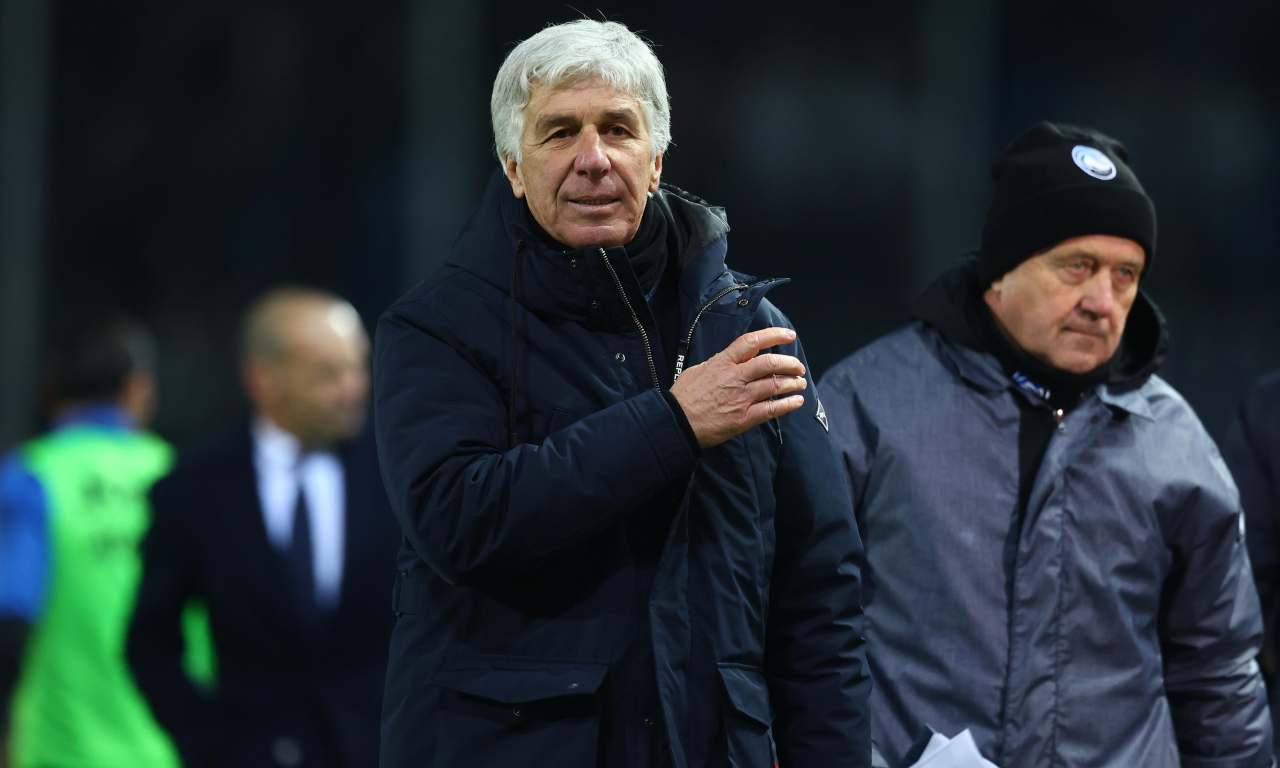 Atalanta-Sampdoria, Gasperini a bordo campo