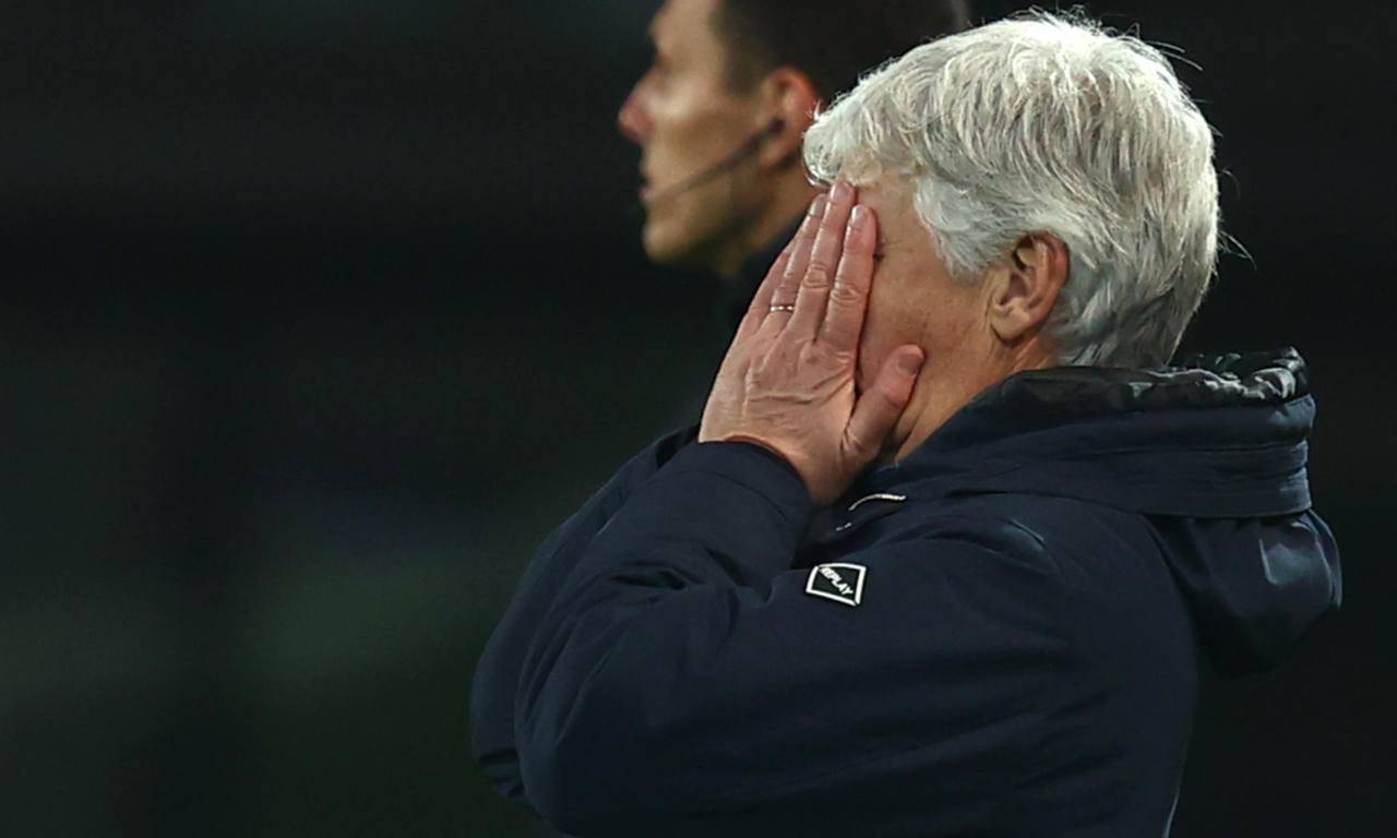 Atalanta, Gasperini si copre il volto