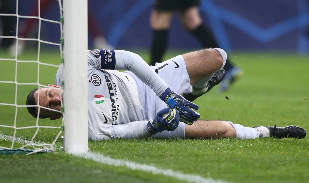 Handanovic contro il Liverpool