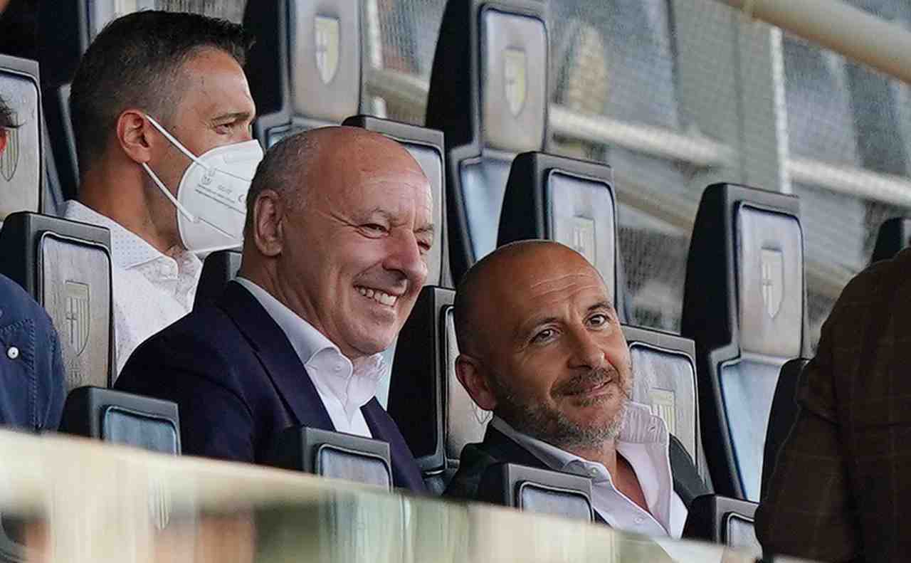 Inter, Marotta e Ausilio in tribuna