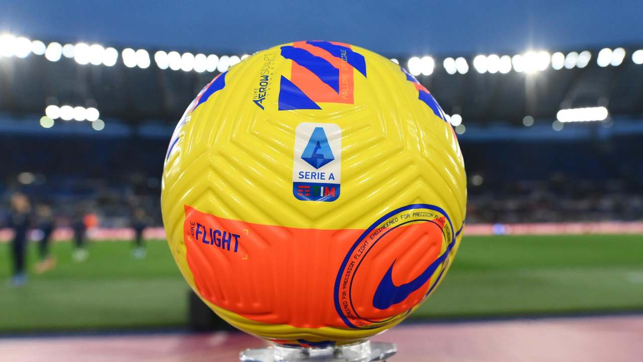 Pallone della Serie A all'Olimpico