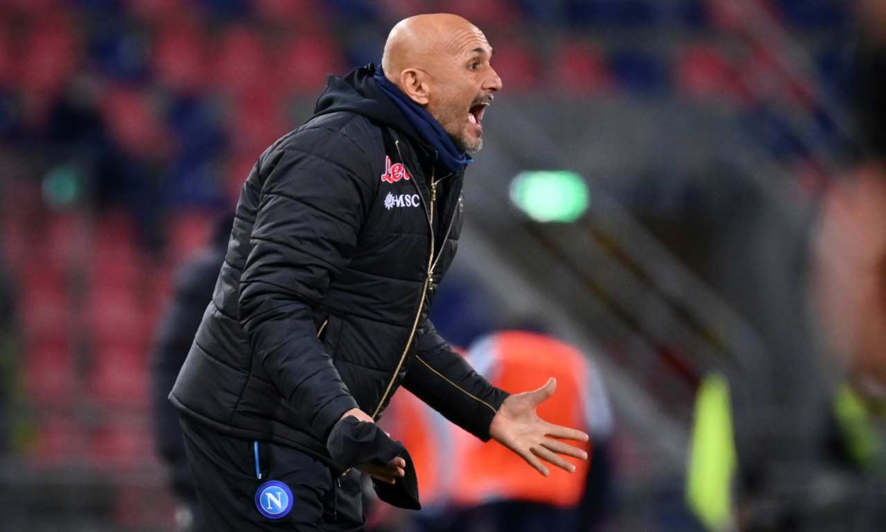 Napoli, Spalletti grida in panchina