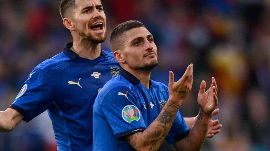 Jorginho e Verratti in campo