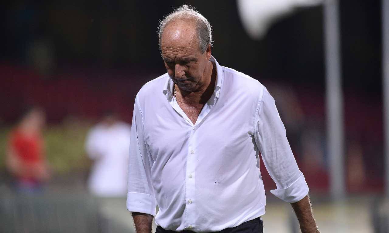 Gian Piero Ventura a testa bassa