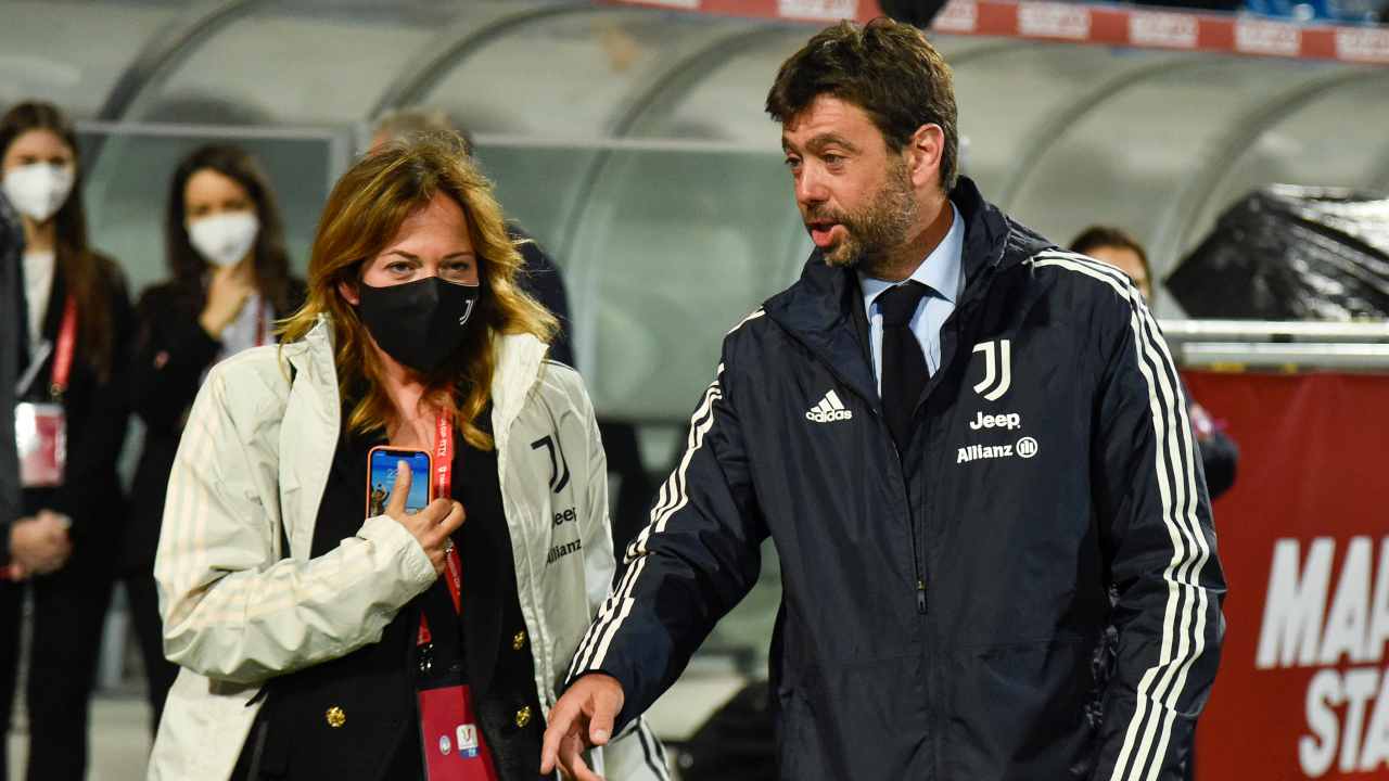 Andrea Agnelli in campo