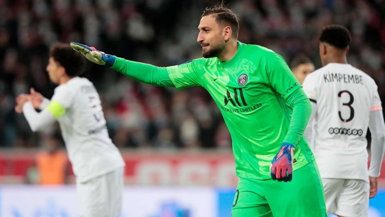 Gigio Donnarumma in azione