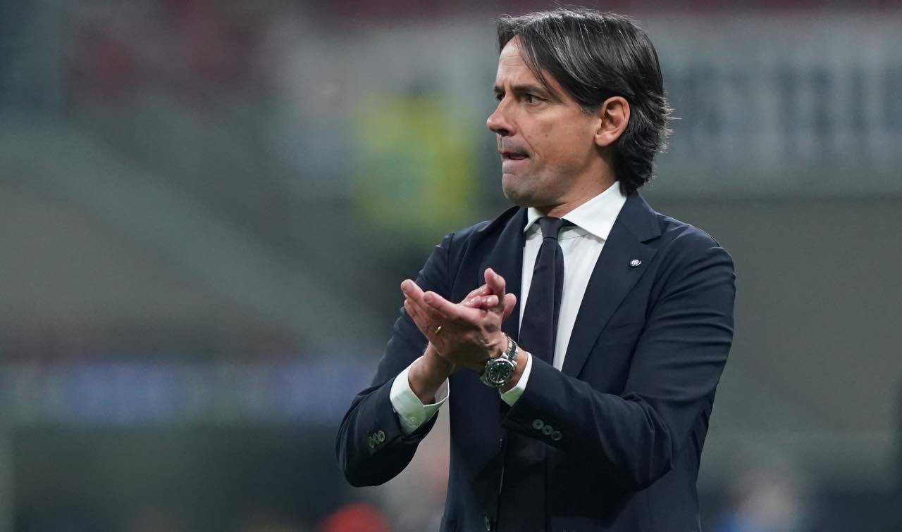 Inzaghi applaude in Inter-Roma
