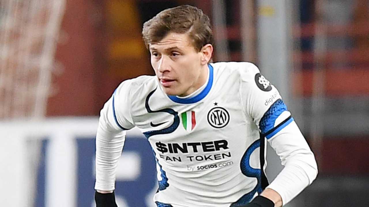 Nicolò Barella in azione