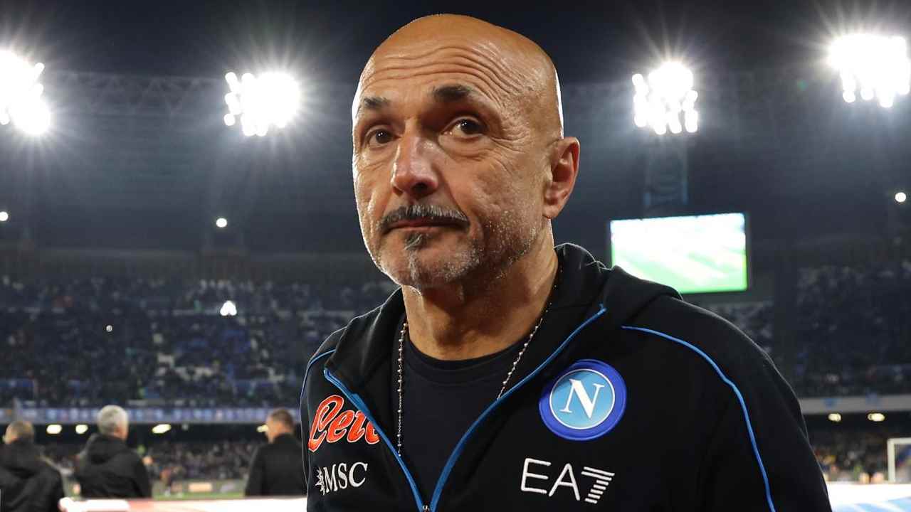 Spalletti sconsolato Napoli