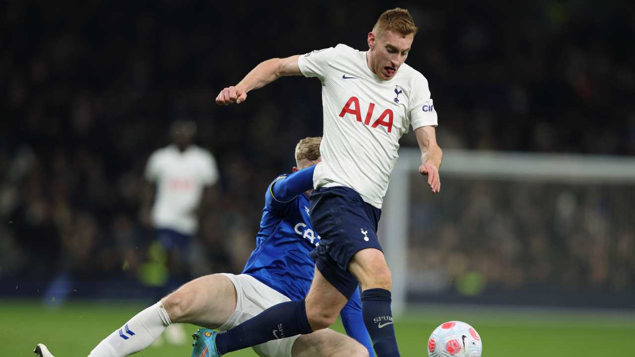 Kulusevski corre verso la palla Tottenham