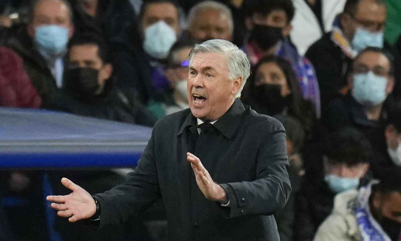 Ancelotti arrabbiato