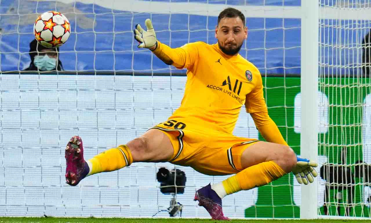 Donnarumma in Real Madrid-PSG