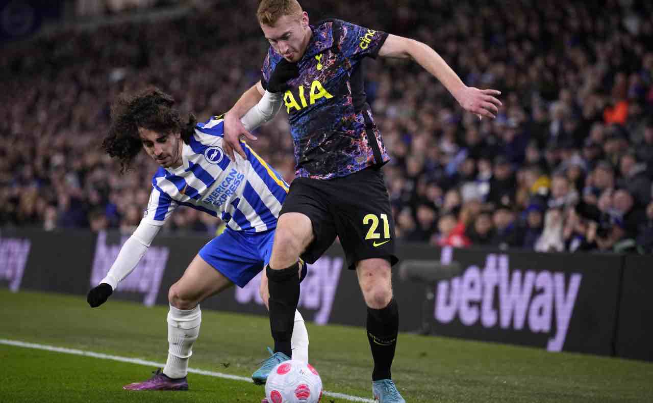 Kulusevski in campo col Tottenham