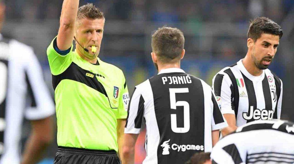 Orsato ammonisce Pjanic