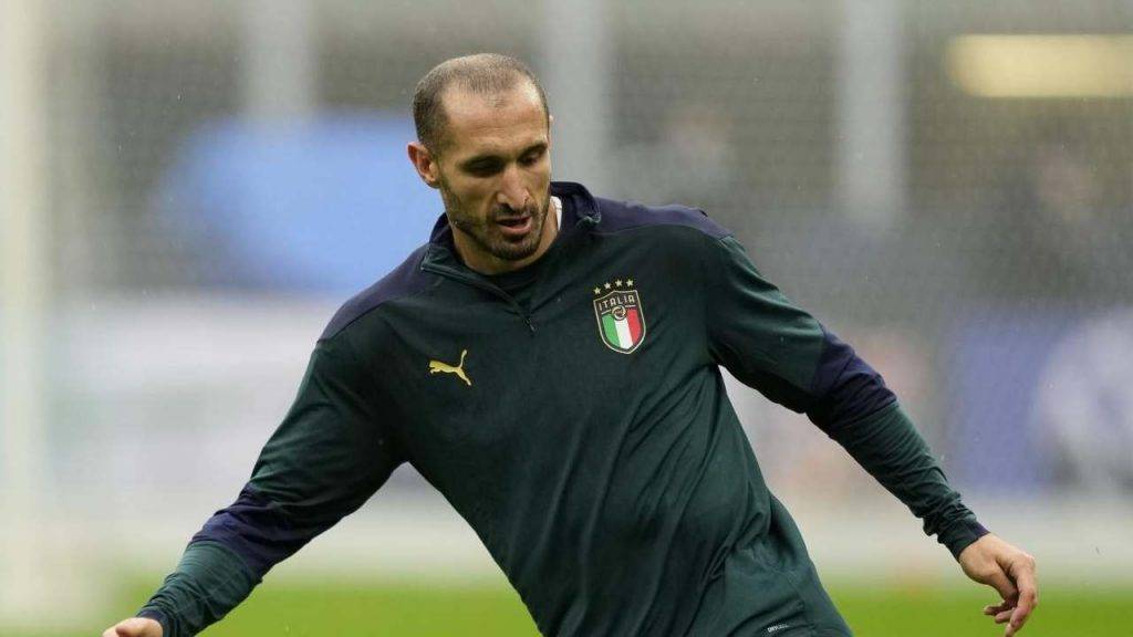 Giorgio Chiellini difensore dell'Italia