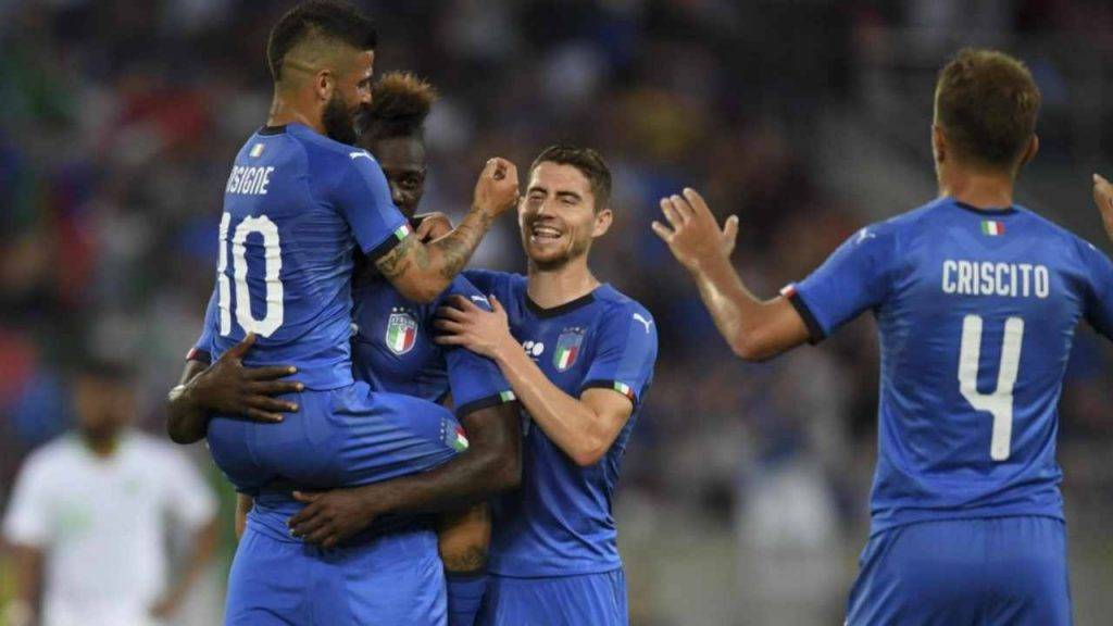 Criscito con la maglia della Nazionale