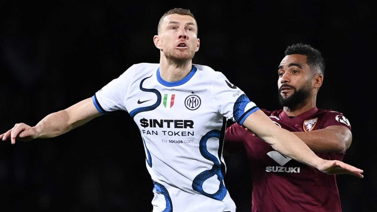 Dzeko e Djidji in azione