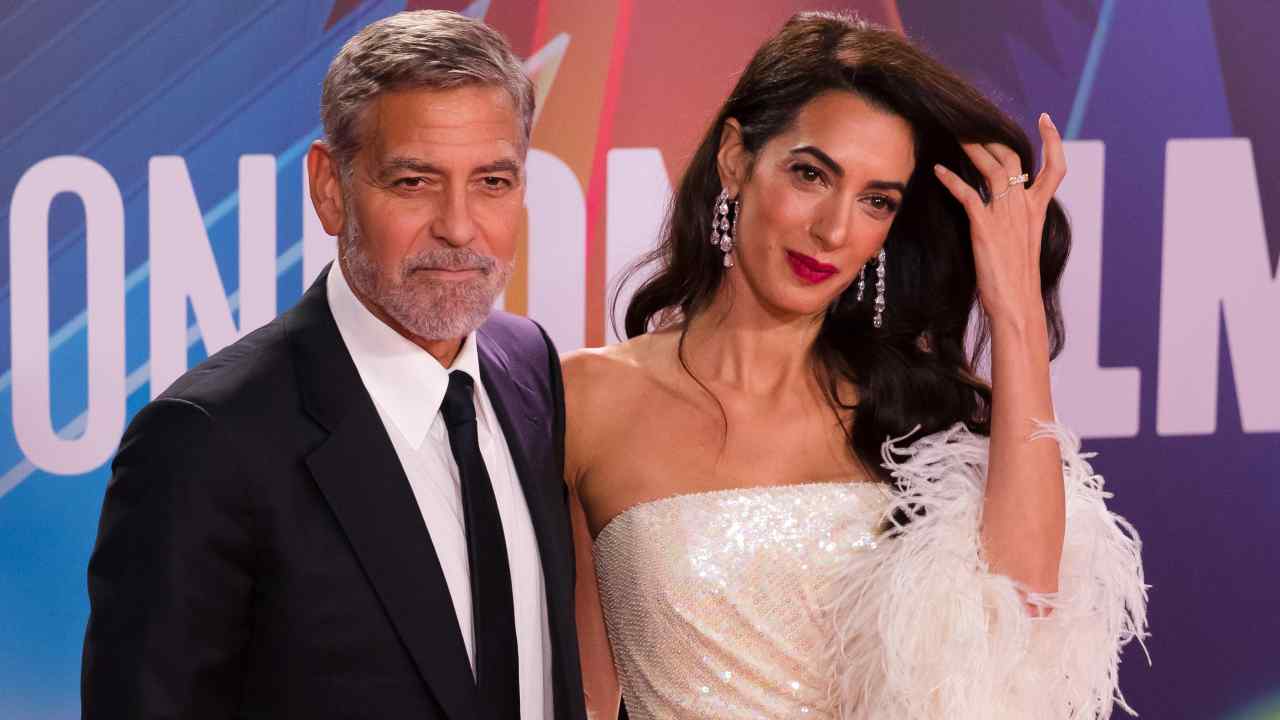 George Clooney con la moglie Amal Alamuddin
