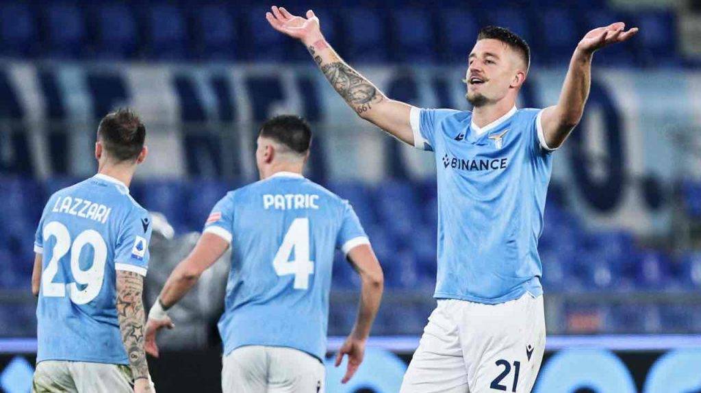 Milinkovic-Savic esulta