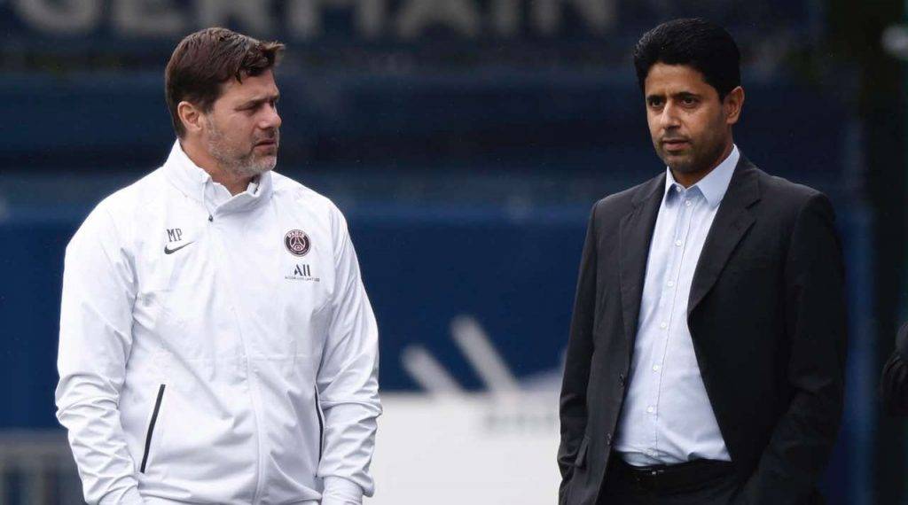 Pochettino e Al-Khelaifi