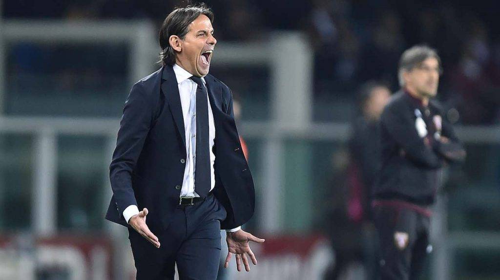 Inzaghi dell'Inter e Juric del Torino in campo