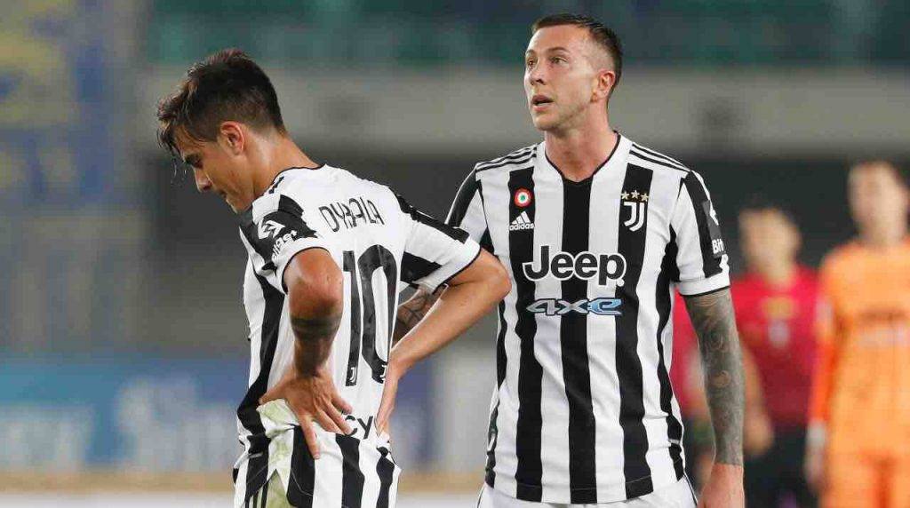 Dybala e Bernardeschi in campo