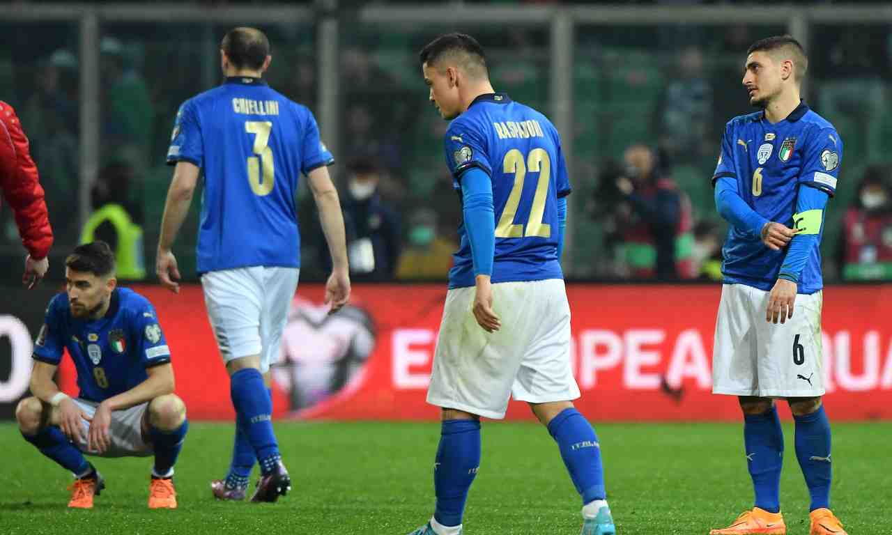 Jorginho, Raspadori, Chiellini e Verratti Italia