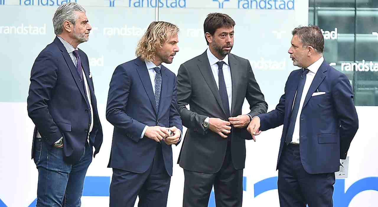 Andrea Agnelli e dirigenza Juventus