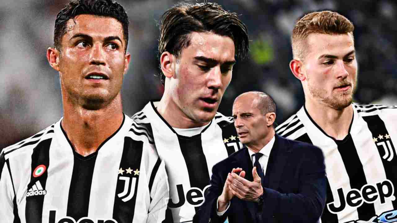 Ronaldo, Vlahovic, Allegri e De Ligt protagonisti degli ultimi anni della Juventus
