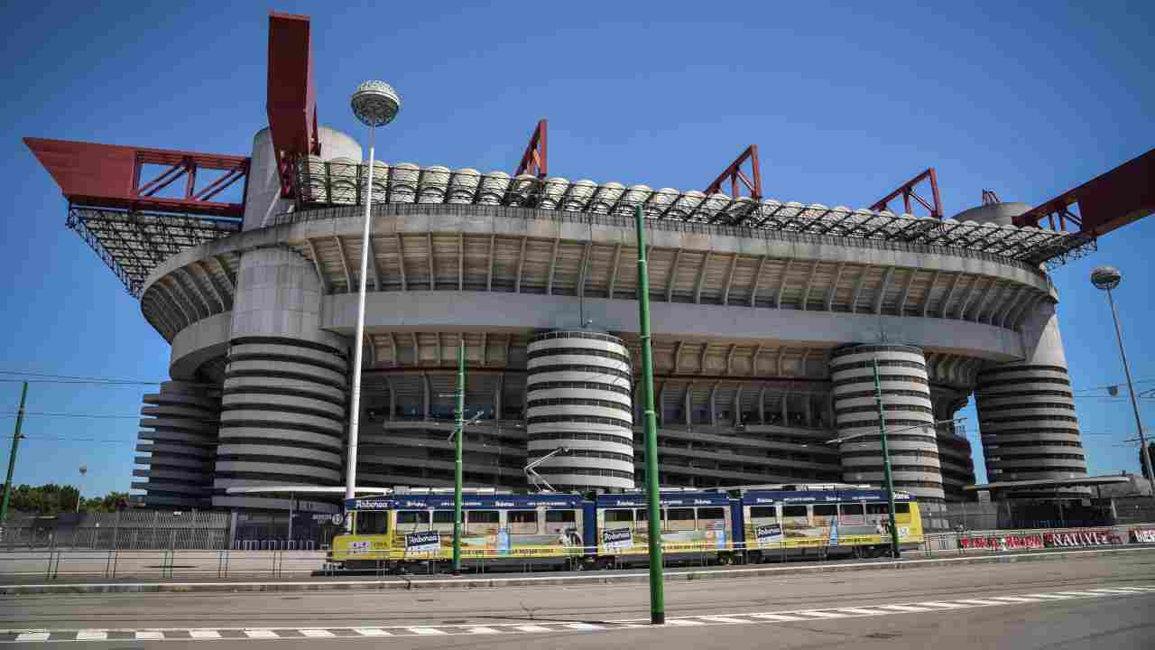 Veduta esterna dello stadio San Siro