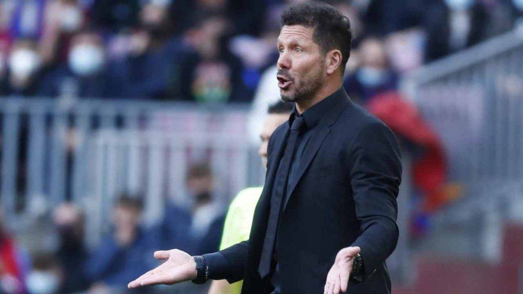 Simeone, allenatore dell'Atletico Madrid