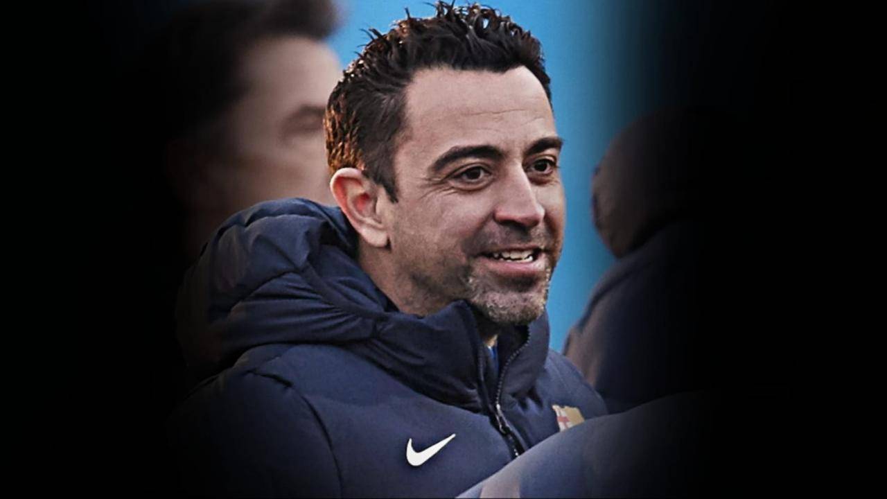 Xavi sorride Barcellona