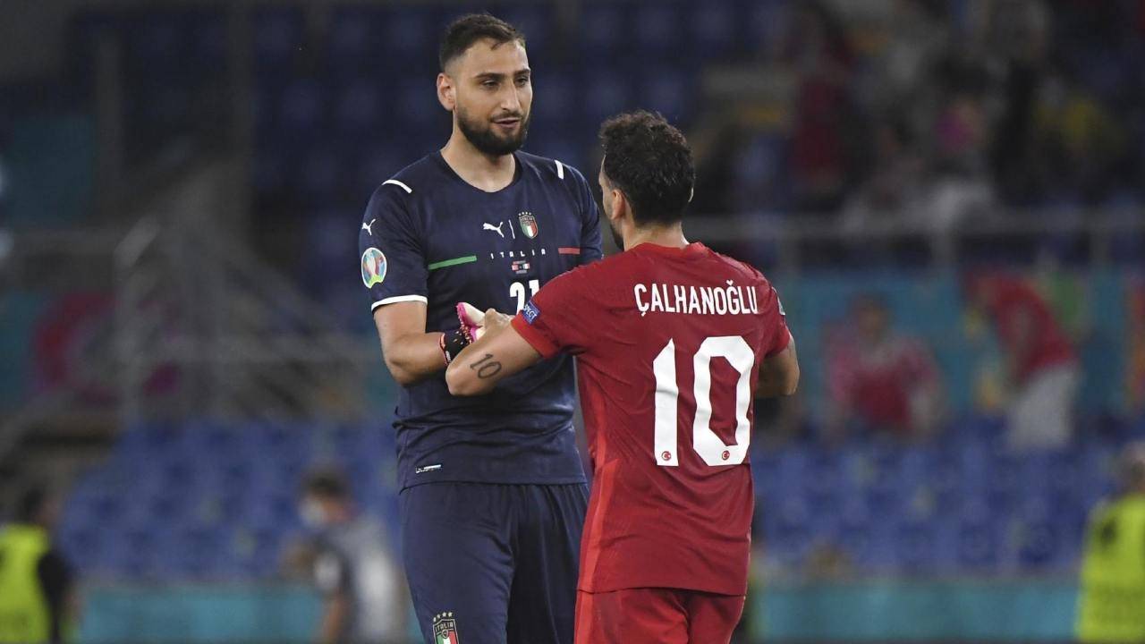 Donnarumma e Calhanoglu a Euro 2020