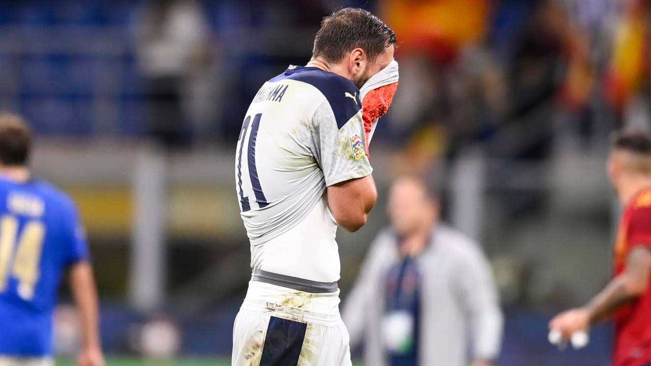 Gigio Donnarumma frustrato 