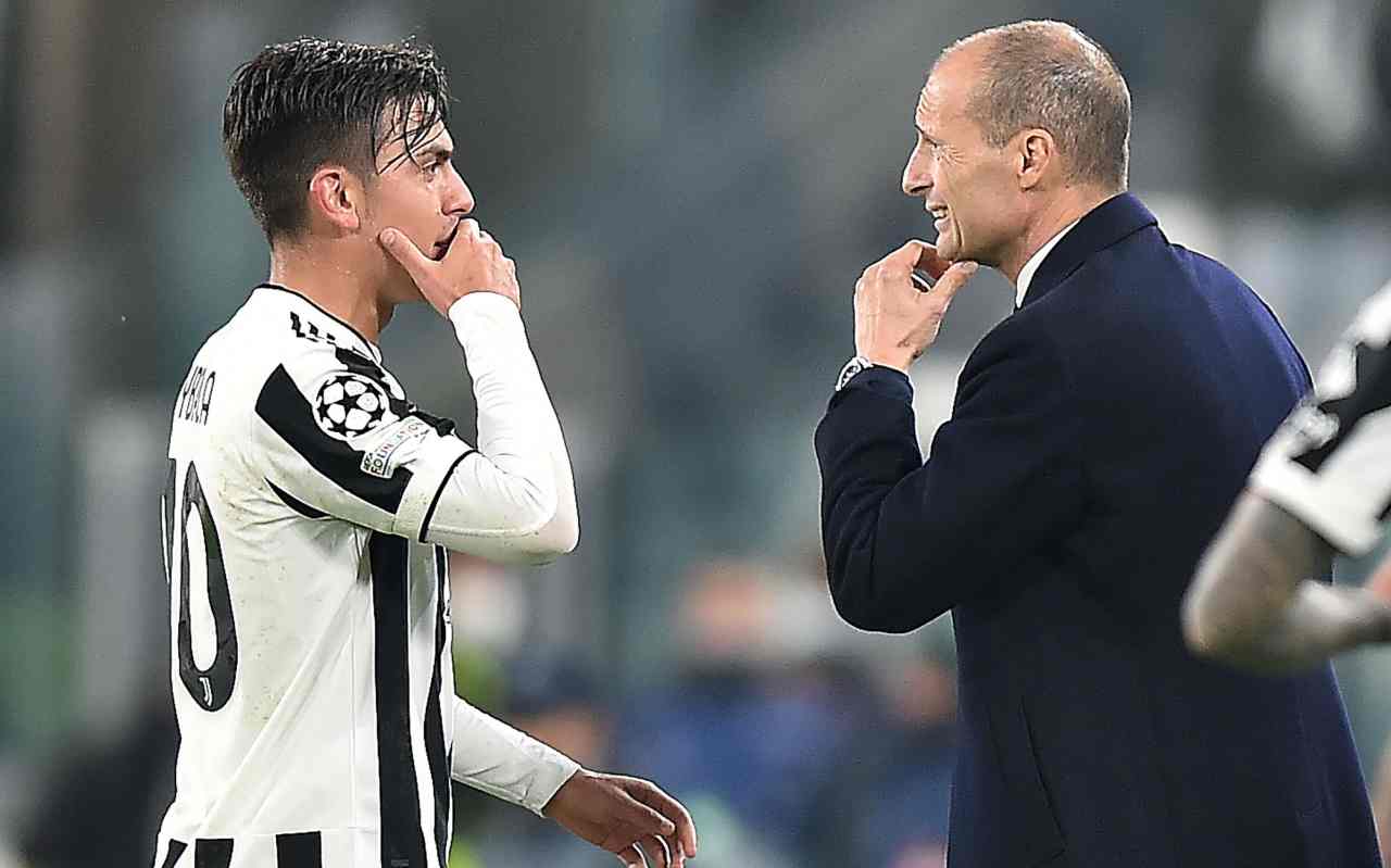 Juventus, Allegri e Dybala parlano