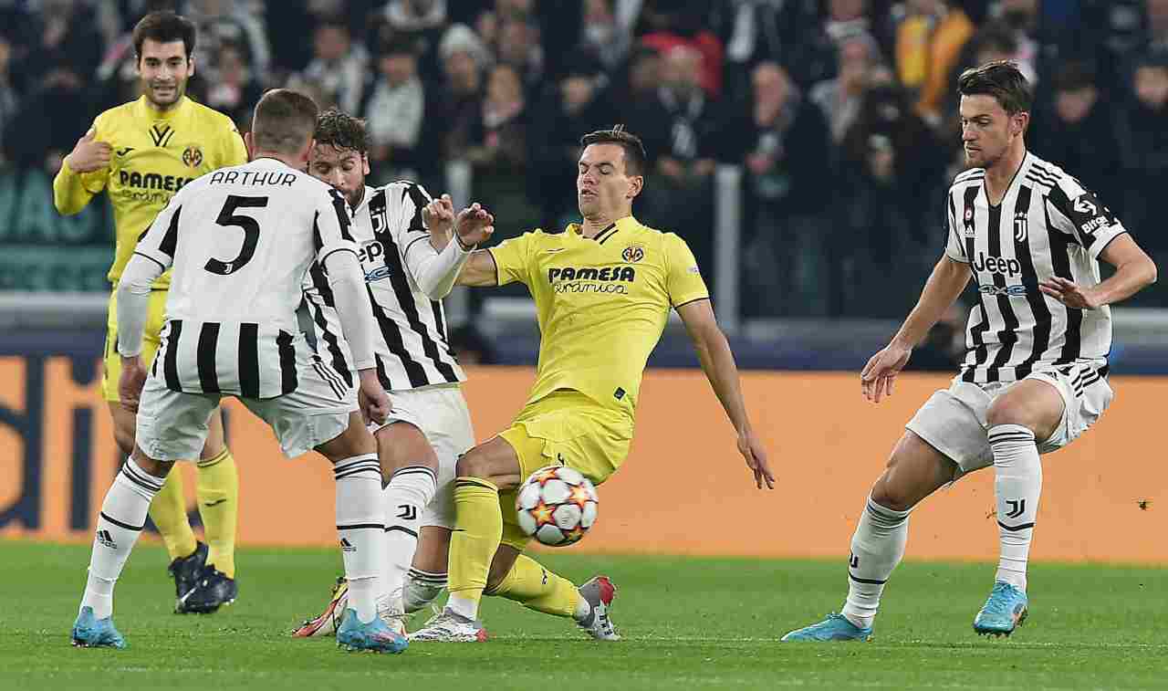 Juventus-Villarreal, Arthur in azione